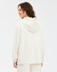 Skechers W Soft Touch Full Zip Kadın Sweatshirt Beyaz S2610026-3855