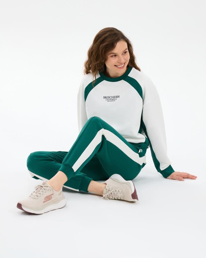 Skechers W LW Fleece Jogger Sweatpant Kadın Eşofman Altı Yeşil  S2610037-4222