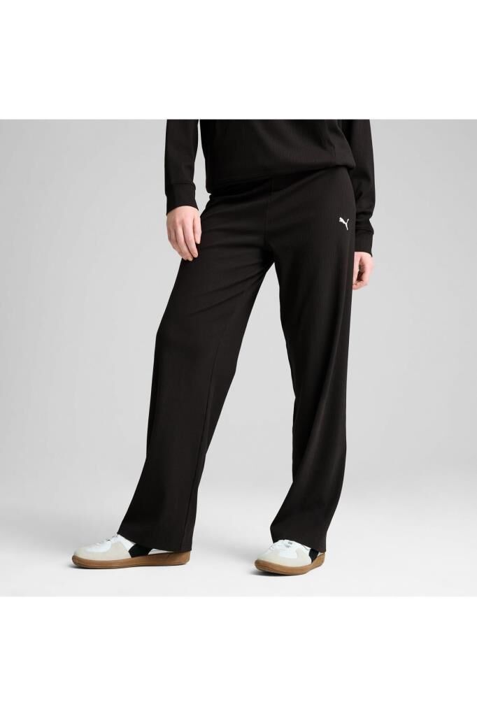 Puma Ess Elevated Pant Kadın Eşofman Altı Siyah 68502501