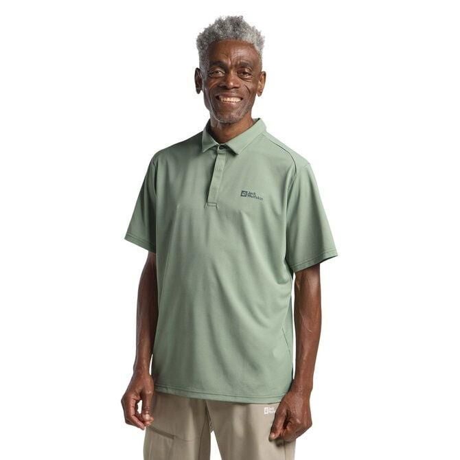 Jack Wolfskin Delgami Polo M Erkek Polo Yaka Tişört Haki 1809801TR-133