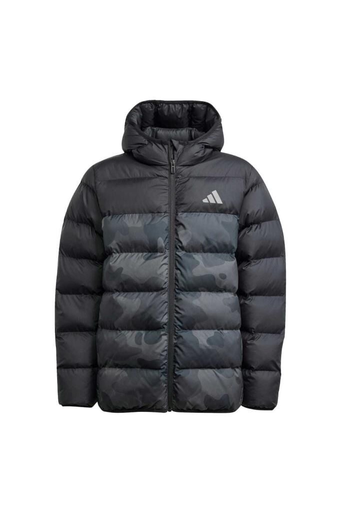 adidas J Sd Aop Jkt Sentetik Dolgulu Grafik Baskılı Çocuk Siyah JL7399