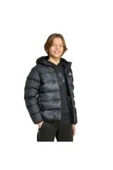 adidas J Sd Aop Jkt Sentetik Dolgulu Grafik Baskılı Çocuk Siyah JL7399