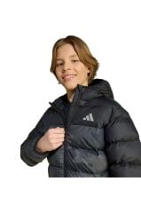 adidas J Sd Aop Jkt Sentetik Dolgulu Grafik Baskılı Çocuk Siyah JL7399