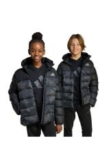 adidas J Sd Aop Jkt Sentetik Dolgulu Grafik Baskılı Çocuk Siyah JL7399