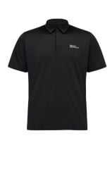 Jack Wolfskin Delgami Polo M Erkek Polo Yaka Tişört Siyah1809801TR-6000
