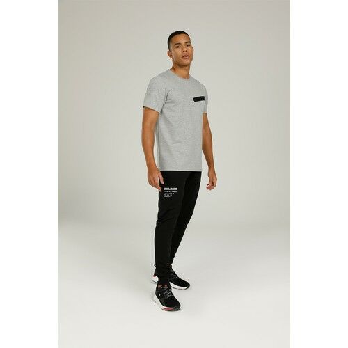 Lumberjack CT337 Denver Slogan Jogge Siyah Erkek Eşofman