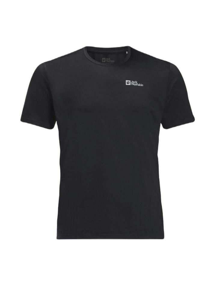 Jack Wolfskin Delgami S M Erkek Tişört Siyah 1809811TR-6000