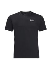Jack Wolfskin Delgami S M Erkek Tişört Siyah 1809811TR-6000