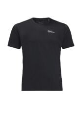 Jack Wolfskin Delgami S M Erkek Tişört Siyah 1809811TR-6000