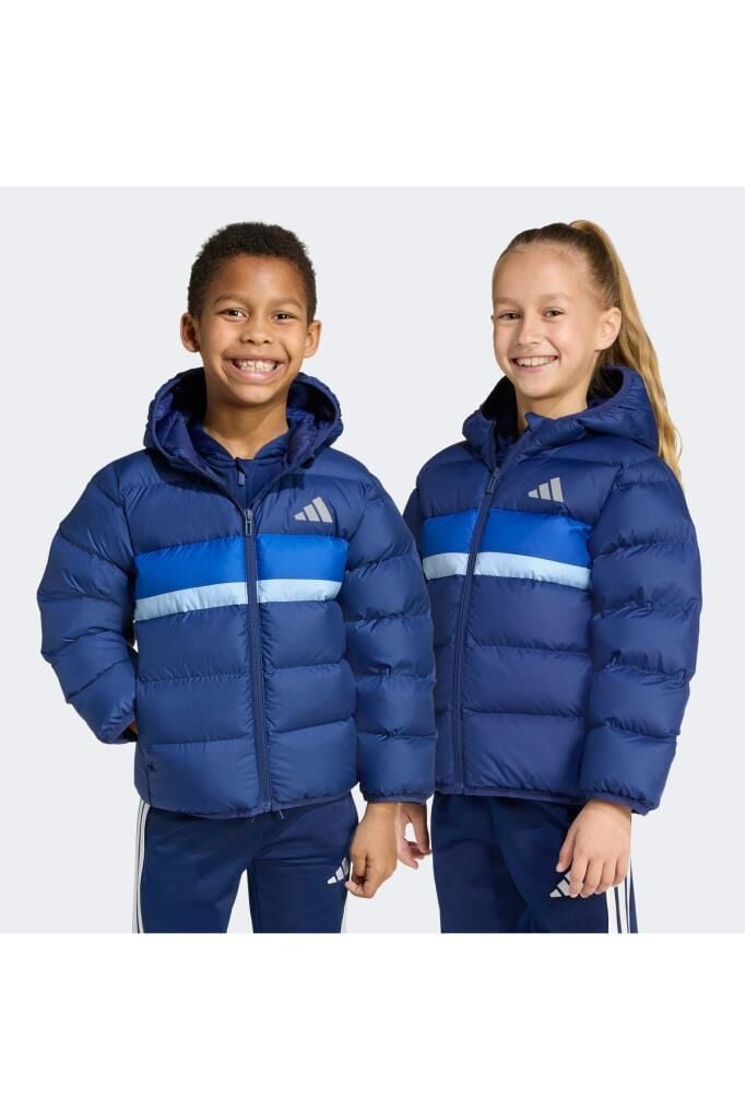 adidas Lk Sd Jkt Sentetik Dolgulu Çocuk Montu Mavi JW2453