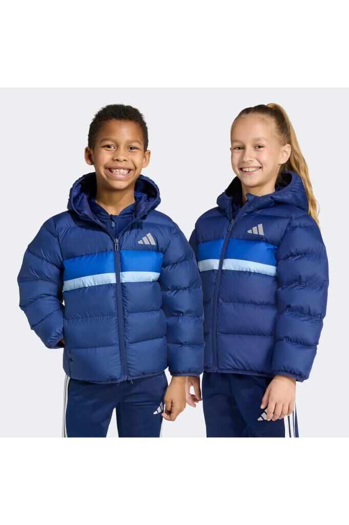 adidas Lk Sd Jkt Sentetik Dolgulu Çocuk Montu Mavi JW2453