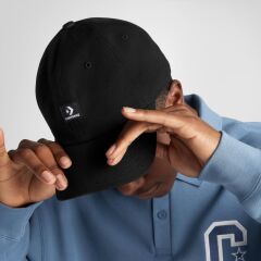 Converse Unisex Star Chevron Baseball Siyah Şapka - 10027420.001