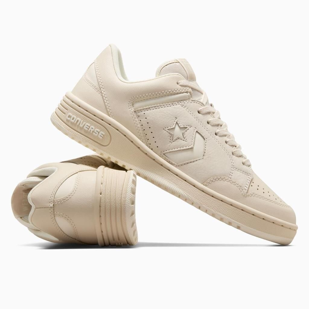 Converse Weapon Unisex Krem Deri Sneaker - A11106C.271