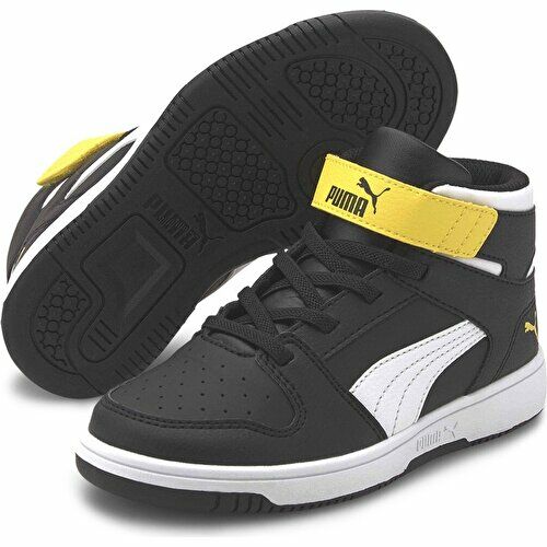 Puma Rebound Layup Sl V P Siyah Erkek Çocuk Sneaker Hi - 37048812