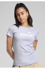 Puma Ess No1 Logo Kadın Tişört Buz Mavi 68237147 M