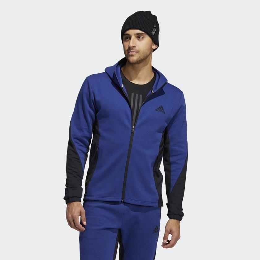 Adidas COLD.RDY Training Kapüşonlu Erkek Üst - Mavi
