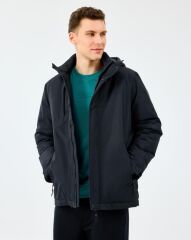 Skechers M Coated Jacket Erkek Mont Siyah S242046-3817
