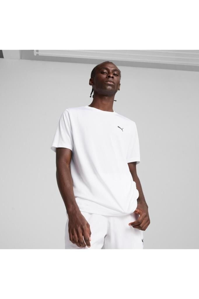 Puma Ess Small Logo Poly Erkek Tişört Beyaz 68254202