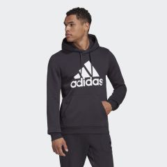 Adidas Badge of Sport Polar Kapüşonlu Üst - Siyah GC7339