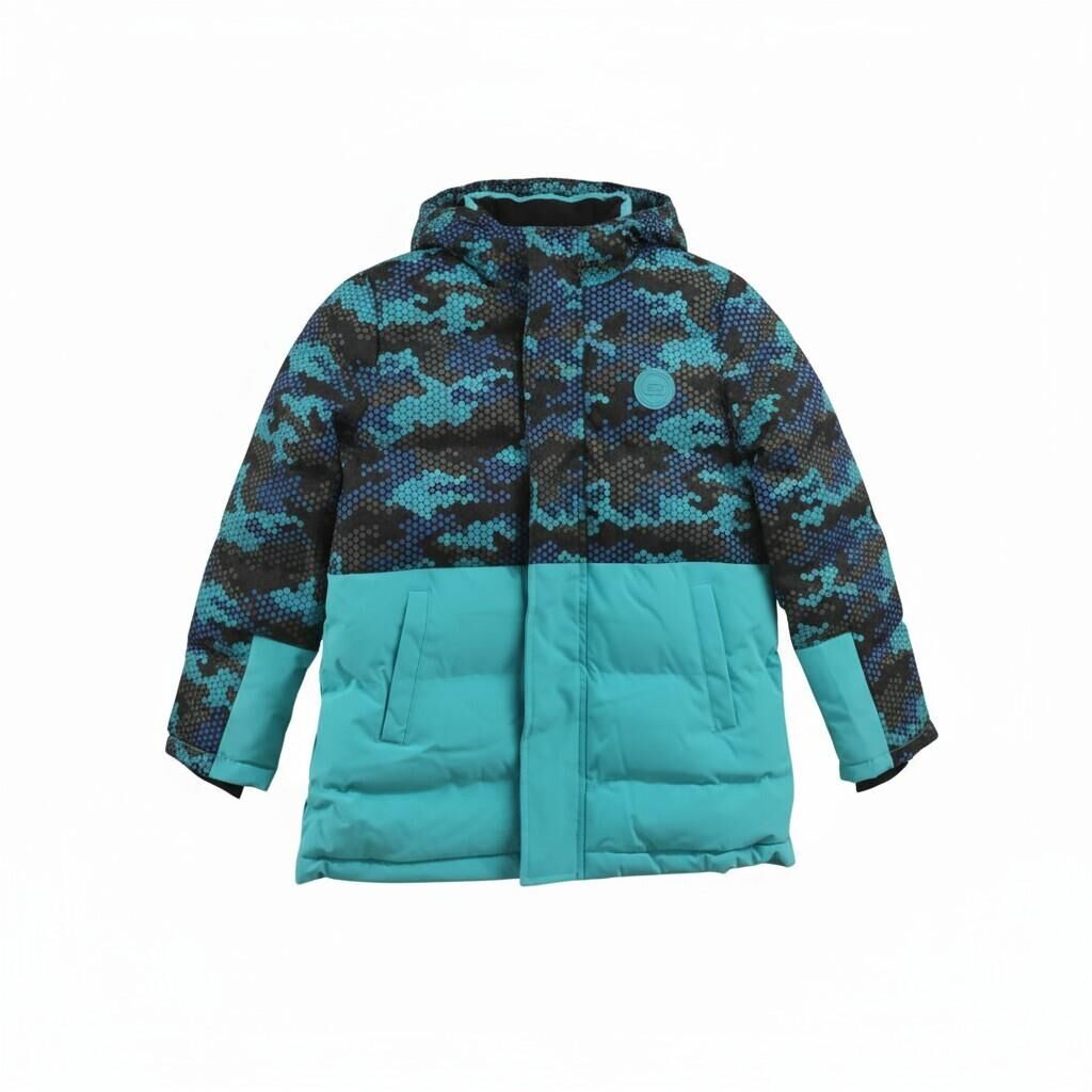 Skechers B Puffer Jacket Erkek Çocuk Mont Turkaz SK2520047-3953