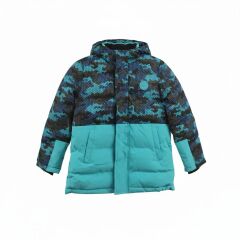 Skechers B Puffer Jacket Erkek Çocuk Mont Turkaz SK2520047-3953
