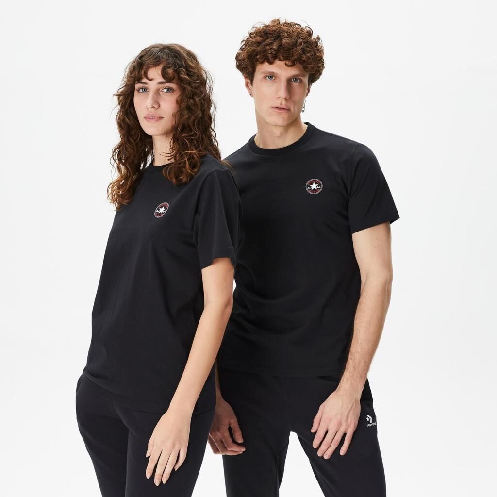 Converse Go-To Unisex Siyah T-Shirt - 10026565.001