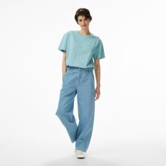 Converse Regular Fit Kadın Mavi T-Shirt - 10028415.423