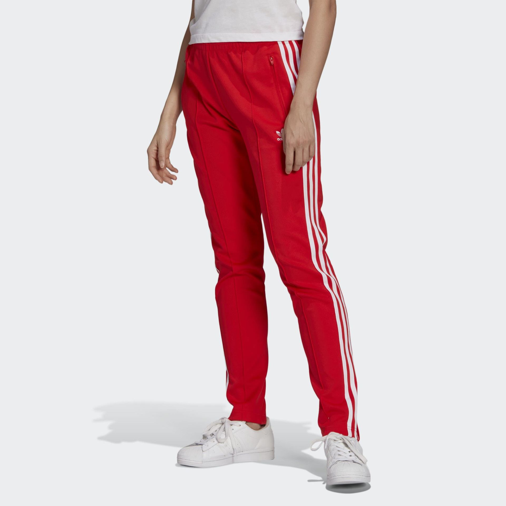 adidas Primeblue SST Tracksuit Bottoms - Red H34579
