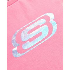 Skechers Essential G Short Sleeve T-Shirt Çocuk Pembe SK232139-611
