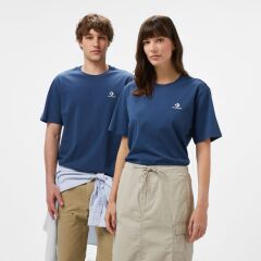 Converse Unisex Lacivert T-Shirt - 10023876.410