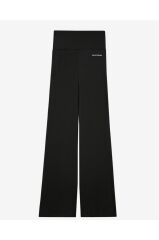 Skechers W Table Project Wide Leg Sweatpant Kadın Siyah Eşofman Altı S231202-001