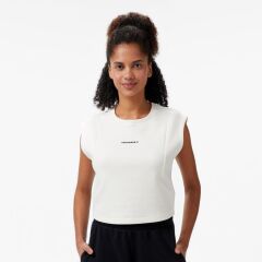 Converse Star Chevron Baskılı Kadın Krem T-Shirt - 1002013T.286