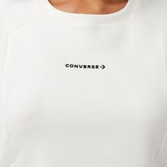 Converse Star Chevron Baskılı Kadın Krem T-Shirt - 1002013T.286