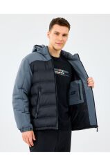Skechers M Padded Jacket Erkek Mont Gri S242033-3998