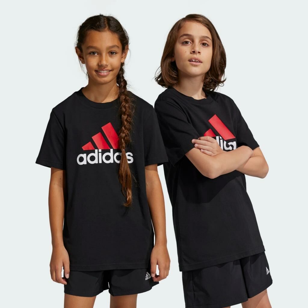 adidas Essentials Two-Color Big Logo Cotton Tişört - HR6369