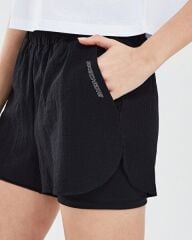 Skechers Performance Coll. W 4 inch 2 in 1 Kadın Siyah Short S241144-001