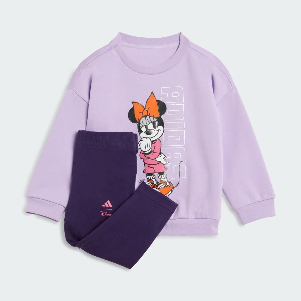 adidas I Disney Minnie Mouse Jogger Kids Bebek Eşofman Takımı Mor JL9173