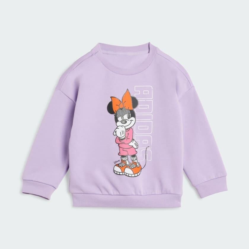 adidas I Disney Minnie Mouse Jogger Kids Bebek Eşofman Takımı Mor JL9173