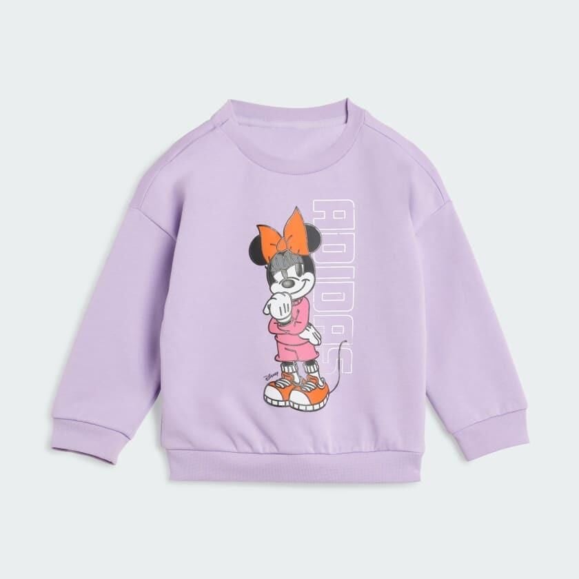adidas I Disney Minnie Mouse Jogger Kids Bebek Eşofman Takımı Mor JL9173