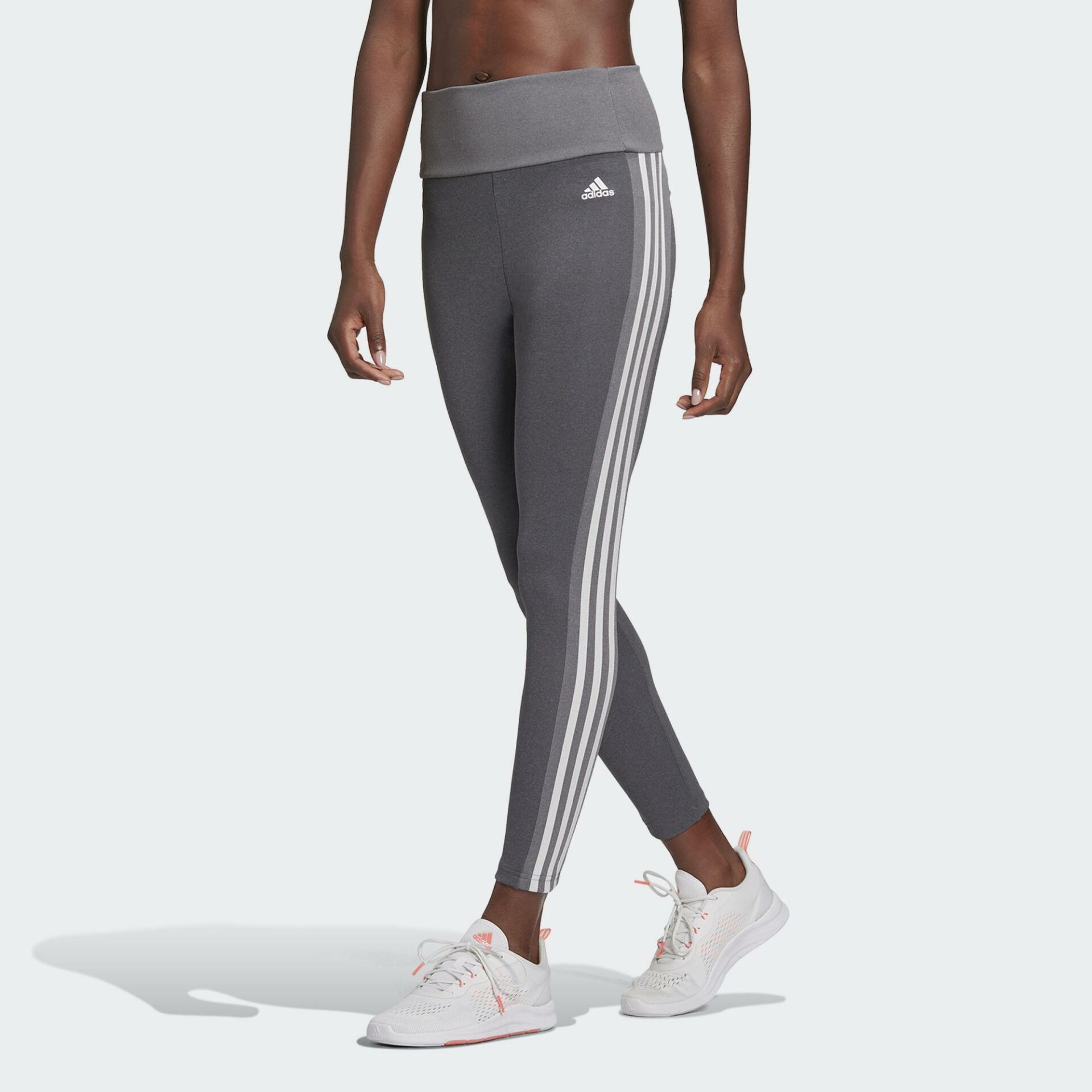 Adidas Designed 2 Move High-Rise 3-Stripes 7/8 Sport Kadın Tayt GL4043