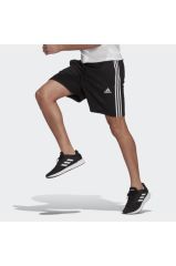 Adidas Essentials French Terry 3-Stripes Erkek Siyah Şort GK9597