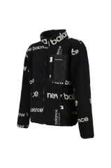 New Balance Kadın Spor Ceket Siyah UNC3358-BK