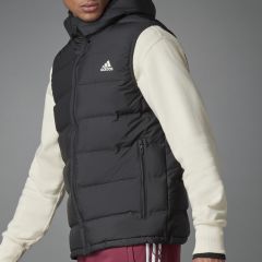 adidas Helionic Hooded Down Yelek - Siyah