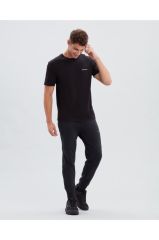 Skechers M New Basics Crew Neck T-Shirt Erkek Siyah Tshirt - S212910-001