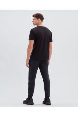 Skechers M New Basics Crew Neck T-Shirt Erkek Siyah Tshirt - S212910-001