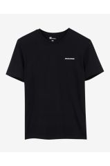 Skechers M New Basics Crew Neck T-Shirt Erkek Siyah Tshirt - S212910-001