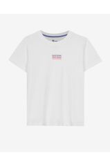 Skechers Essential W Short Sleeve T-shirt Kadın Kırık Beyaz S241006-102