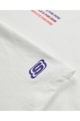 Skechers Essential W Short Sleeve T-shirt Kadın Kırık Beyaz S241006-102