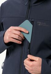 Jack Wolfskin Whirlwind Softshell Erkek Ceket Lacivert A62521-1058