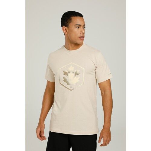 Lumberjack CT1323 Ames T-Shirt 2fx Bej Erkek T-Shirt